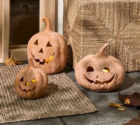 pottery barn jack o lanterns